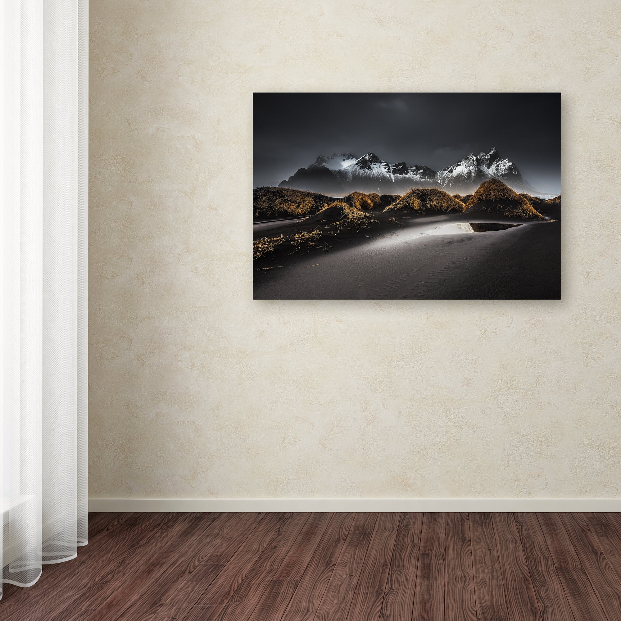 Trademark Fine Art 'Stokksnes' Canvas Art by Benoit Malaussena