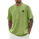 thumbnail image 2 of Men's Hawaii Printed T-Shirt Men's Loose Casual Short Sleeve Top 5XL, 2 of 4