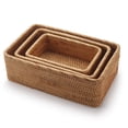 thumbnail image 2 of Juego de 3 cestas de ratán natural DECRAFTS para almacenamiento de frutas, 2 of 6