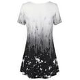 thumbnail image 4 of SHEOWO Women's Plus Size Gradient Tunic Tops Short Sleeve Casual T Shirt Loose Blouse, 4 of 4