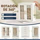 thumbnail image 4 of Joyero Organizador para Mujer 360° Giratorio, Alajeros Joyeria Mujer Grande, Caja de Joyas con Cajones Extraíbles de 5 Niveles, Forro de Terciopelo, Almacenamiento para Collares Anillos Aretes, 4 of 7