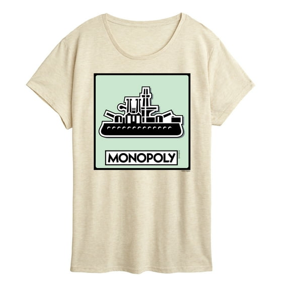 Monopoly - Ship Game Token - Women's Short Sleeve Graphic T-Shirt