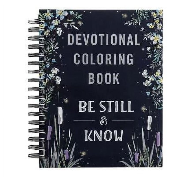 Libro devocional para colorear: Quédate quieto y conoce NUEVO mejor