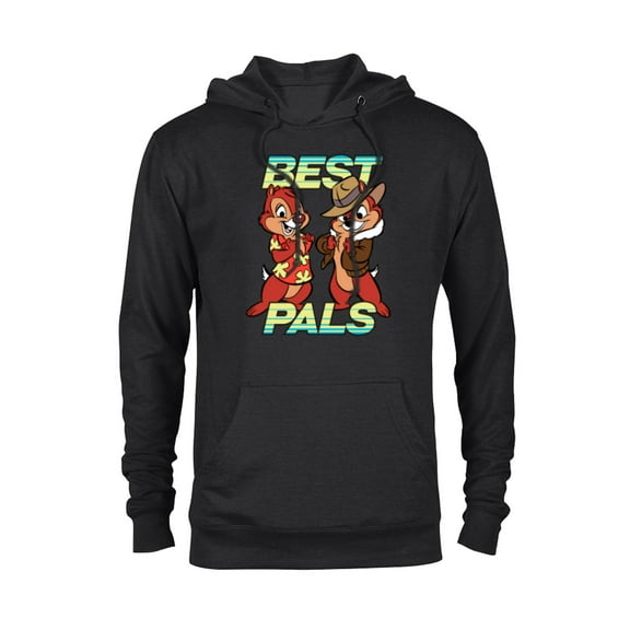 Disney Chip 'n Dale Best Pals - Pullover Hoodie for Adults - Customized-Black