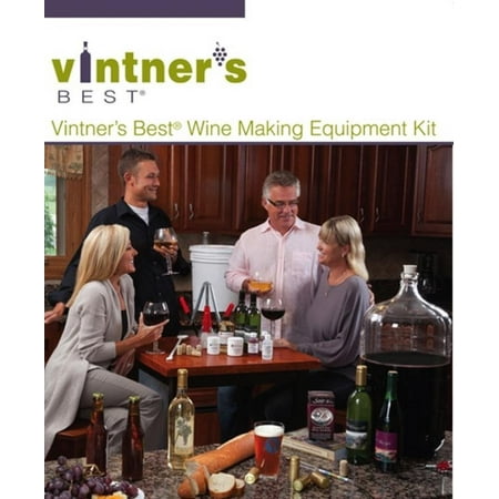 Vintners Best Wine Equipment Kit with Double Lever (100 Best Wine Kits)