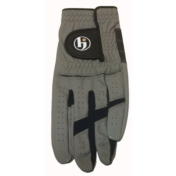HJ Mens Gripper Golf Glove Left Hand Steel Gray / XLarge / Standard