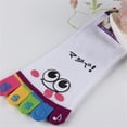 thumbnail image 4 of Toe Socks for Womens Five Finger Ankle Socks Cartoon Socks Breathable Cotton Socks Funny Novelty Short Socks Gifts, 4 of 8
