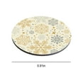 thumbnail image 3 of Mlkoz Home Decor Clearance, Faux Leather Round Placemats , Coffee Mats, Kitchen Table Mats,, Easy To Clean Round Kitchen Table Mats, Women Gifts, 3 of 6