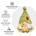 thumbnail image 3 of Lsque Sunflower Gnomes Pattern 4" Drink Coasters Set of 4, PVC Leather Absorbent Coasters, Table Coaster Set Decorative Coffee Cup Coasters Housewarming Gift -Octagon, 3 of 6