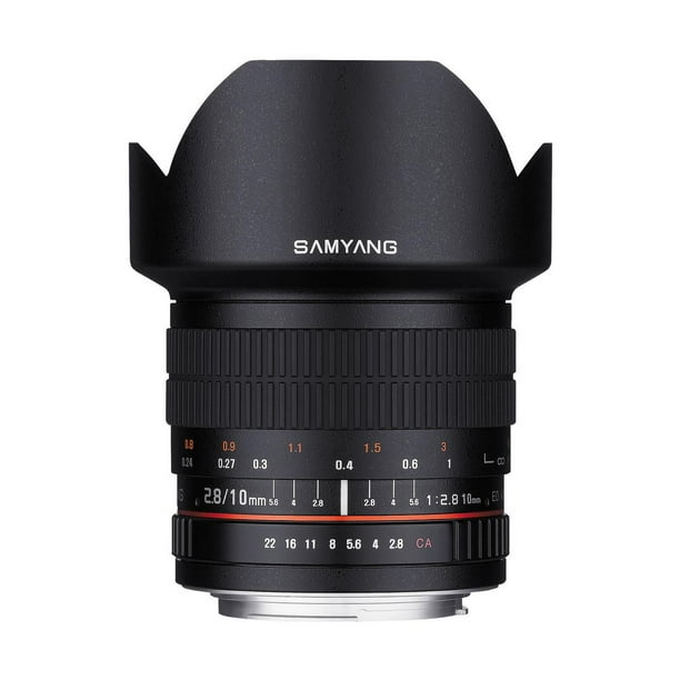 Samyang 10mm f/2.8 ED AS NCS CS for Canon EF Mount, Manual Focus - Walmart.com
