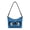 Eyes Glasses Print, variant on PU Leather Shoulder Purse for Women, Colorful Hummingbird Floral Design Zipper Closure Shoulder Bag for Travel Work