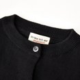 thumbnail image 6 of Ccpelsie Toddlers Big/Little Girls Cardigan Kids Sweater Button Up Long Sleeves Knitwear Open Front Crew Neck Tops(Black,7-8 Years), 6 of 9