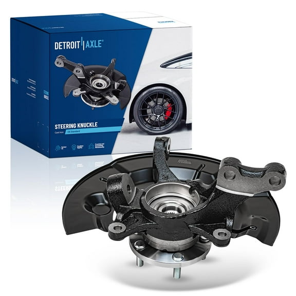 Detroit Axle - Front Left Steering Knuckle & Wheel Hub Bearing Replacement for 2012-2017 Toyota Camry 2.5L