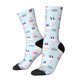 thumbnail image 1 of Fotbe Rabbit In The Rain Calcetas Largas con Estampado para Hombre y Mujer – Calcetas de Compresión Transpirables y Elásticas, Viajar y Uso Diario Talla 5-11, 1 of 6