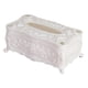 thumbnail image 3 of Funda para caja de pañuelos, versátil, para pañuelos faciales, fácil de llenar, rectangular, para servilletas Blanco, 3 of 8