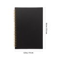 thumbnail image 2 of HONMEET 2Pcs Project Notebook with Vertical and Horizontal Grid for Business Accounting in Black PP Cover, 2 of 6