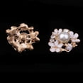 thumbnail image 4 of 2x 5 Piezas de de Imitación Botones de Flores de Hebillas de Espalda Plana Conector para Sombreros ios para El Cabello perfecl Botones de flor de perla, 4 of 8