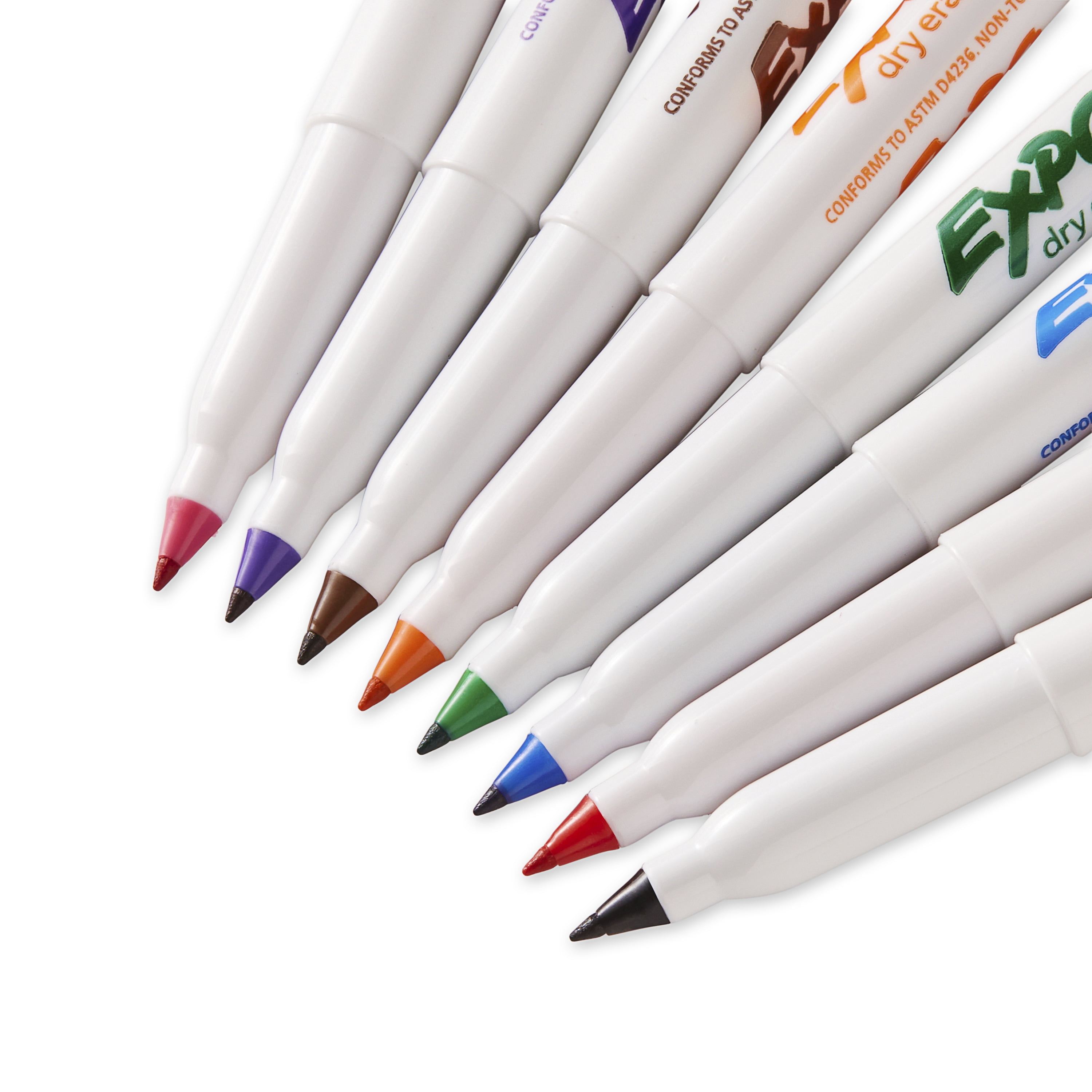 Uline Dry Erase Markers - Fine Tip, Assortment Pack S-23385 - Uline