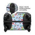 thumbnail image 2 of Pofeuu Cartoon Animals Print Luggage Suitcase Cover Protector Luggage Washable Covers Aesthetic for 18/24/28/32 inch Luggage（No luggage included）-Small, 2 of 7