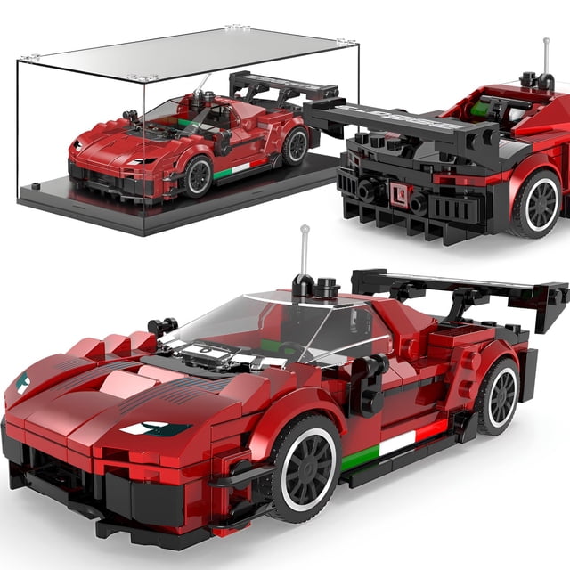 Set de construcción Mould King F296 Racing Car 416 PCS Display