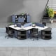 thumbnail image 3 of Modern Luxury Office Desk Laptop Standing Floor Supplies Computer Desks Executive Conference Mesa De Escritorio Home Furniture My Lux Decor Round, 3 of 20