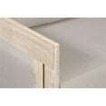 thumbnail image 3 of Paradiso Outdoor Teak Natural Look Swivel Chair - Gray Fabric, 3 of 5