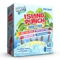 thumbnail image 2 of (2 pack) Wyler's Light Island Punch Singles To Go Powdered Drink Mix Variety Pack, Fruity Red Punch, Purple Berry Wave, Berry Jammer and Blue Ocean Breeze, Sugar-Free, 40 Count Packets, 2 of 12