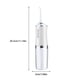 thumbnail image 3 of Minnieouse Irrigador bucal Lavadora de Herramienta de hilo DC3.7V Tamaño compacto Ajustable Cuidado de la salud 80-120PSI Máquina cuidado de los oídos Blanco, 3 of 6