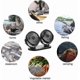 thumbnail image 2 of Ventilateur Usb Mini Fan Double Tte Rotation 360 3 Vitesses Ventilateur Portable Convient Pour Voiture/tableau/bureau/camping/la Pche Ect, 2 of 3