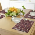 thumbnail image 4 of Ambesonne Colorful Place Mats Set of 4, Modern Paisley, Standard Size, Multicolor, 4 of 6