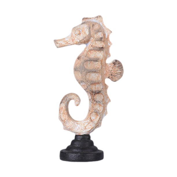 Figura de resina coleccionable de caballito de mar, colección de arte, adorno marino, escultura para 13 x 8 x 265 cm