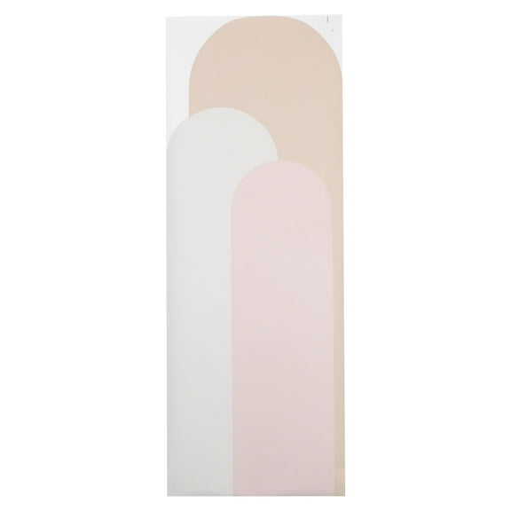 PTOOTP Self-Adhesive Removable Geometric Wall Decal Multi Color Modern Style