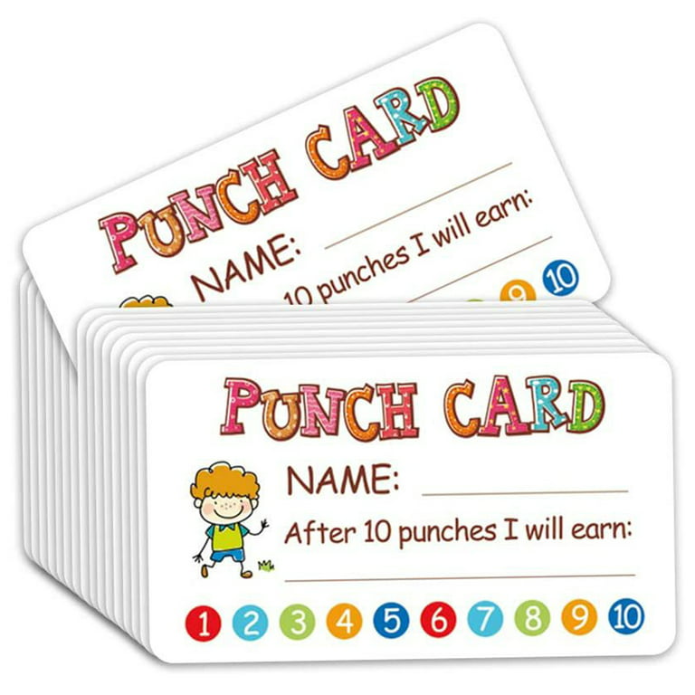 Star Punch Cards (Positive Behavior Incentive Program)  Behavior  incentives, Classroom incentives, Positive parenting program