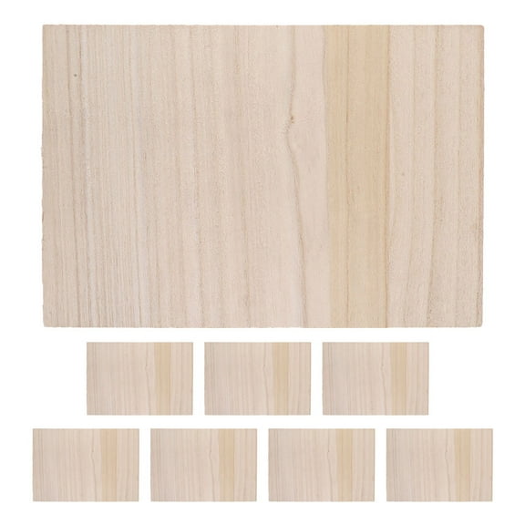 Worgeous 8Pcs Practicing Punching Board Wood Multi for Performance