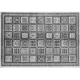 thumbnail image 1 of Ahgly Company Indoor Rectangle Abstract Gray Modern Area Rugs, 3' x 5', 1 of 4
