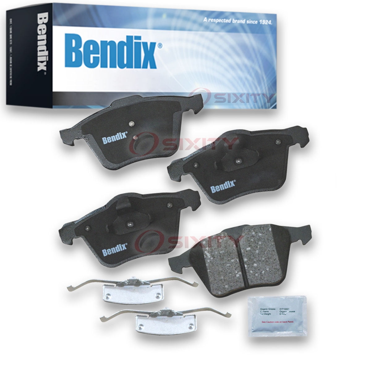 Bendix Brakes Disc Brake Pad Set Fits select: 2011-2018 VOLVO S60, 2008-2016 VOLVO XC70