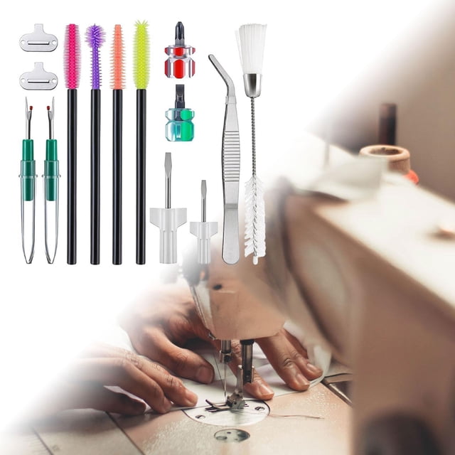 Kit de limpieza para máquina de coser BLESIY 14 piezas herramientas de reparación