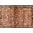 thumbnail image 1 of Ahgly Company Indoor Rectangle Traditional Mahogany Brown Persian Area Rugs, 8' x 10', 1 of 6
