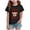 L1-Black, variant on Girls Christmas Shirts for Kids Cute Short Sleeve Xmas Holiday Graphics Tee Tops Sizes 7-8 Years
