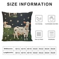 thumbnail image 5 of Cow Cushion Case Milk Cow Throw Pillow Coversfor Sofa Couch Bed Chair Decor Animal Decorative Pillow Case Pillowcase Super Soft Black White Outdoor Pillows Covers Farmhouse, 5 of 5