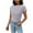 Womens Clothing Gray, variant on Womens Short Sleeve Shirts, Summer Tops for Women Casual Vintage Solid Color Loose Fit Crewneck Tees T-Shirts XS-L