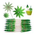 thumbnail image 2 of 150 bebidas tropicales de coco palmera paraguas 6 pulgadas Afortunado Sencillez, 2 of 5