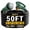 Green, variant on ZAZFO 75ft 50 Amp Generator RV Extension Cord, NEMA 14-50P to SS2-50R Twist Lock, Generator Cord for Hurricane Emergency Outdoor Home RV, Black-Yellow