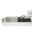 thumbnail image 3 of New Classic Furniture Paradox Solid Wood Queen Bed in White Gloss Laminate, 3 of 7
