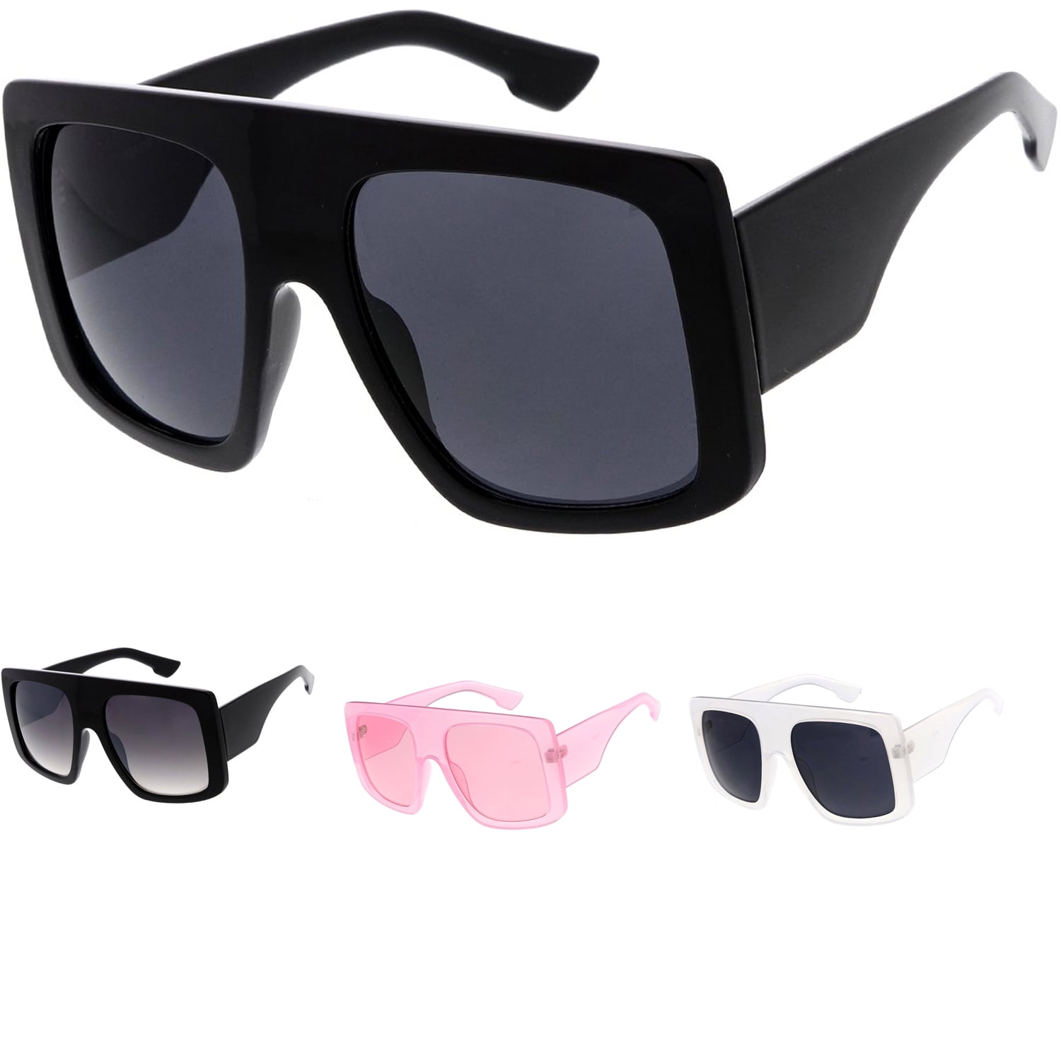 MLC Eyewear Fashion Thick And Bulky Frame Sunglasses Project Black Out