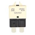thumbnail image 2 of Fusible Cuchilla Disyuntor ATC Reinicio Manual DC32V para Barco Coche (25A) Blanco, 2 of 2