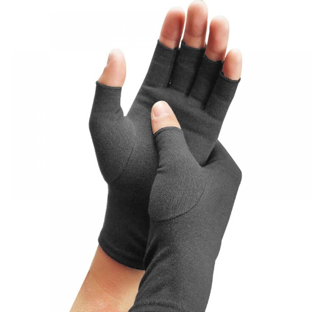 1 Pair Arthritis Compression Gloves For Relieve Arthritis Carpal Tunnel  Pain Relief Fingerless Gloves For Winter Warm Computer Typing Dailywork ,  Idea