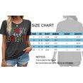 thumbnail image 6 of MOSHU Christmas Womens T-shirts Round Neck Shirts for Women Short Sleeve Loose Graphic Tees Casual Tee, 6 of 9