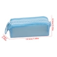 thumbnail image 2 of Hyknon Clear Pencil Case, Large Capacity Pencil Pouch with Zipper, Pen Organizer Bag for Makeup, Portable Stationery Storage Case for Office Classroom Travel, 2 of 7