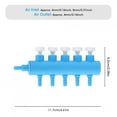 thumbnail image 4 of Fish  Splitter, Durable 0.16inch Air Outlet Oxygen Pipe Distributor, For Aquarium Fish Store Household Fish Tanks 2 Way 2PCS,3 Way 2PCS,4 Way,5 Way,6 Way, 4 of 8
